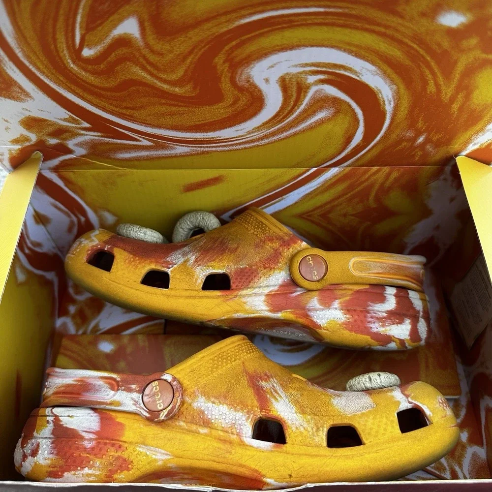 Crocs X Honey Nut Cheerios Classic Clog Kids Size 3 Limited Edition Collab